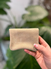 Mocha Small Leather Purse