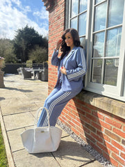 Denim Trouser Suit Octavia