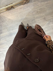 Chocolate Diamante Waistcoat Jude
