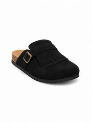 Black Buckle Detail Sliders