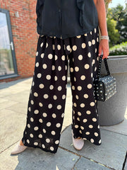 Black Polka Dot Trousers Reagan