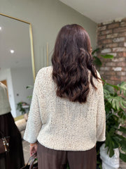 Stone Popcorn Knit Martha