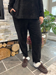 Black Chenille Trudie Set