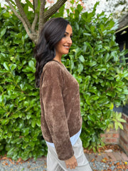 Chocolate Chenille Sweatshirt Skye