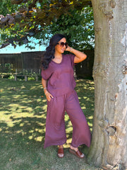 Grape Lattice Trim Top Riley