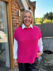 Lipstick Popcorn Knit Amanda