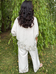 Stone Leopard Trim Co-Ord Theodora