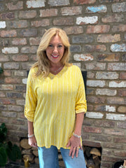 Yellow V Neck Top Sydney