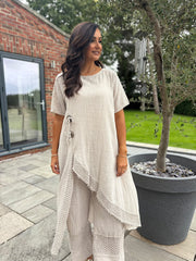 Stone Crochet Tie Top Thelma
