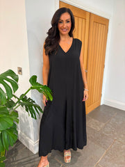 Black Wide Leg Jumpsuit Kaylee