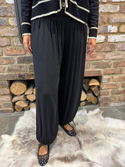 Black Hareem Trousers Libby
