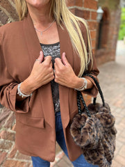 Light Chocolate Take You Anywhere Jacket