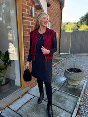 Black Soft Touch Tunic Dress Alma
