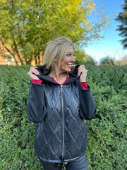 Black Quilted Jacket Lucia