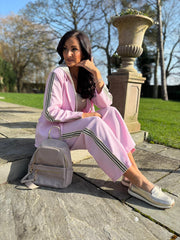 Pink Trouser Suit Celine