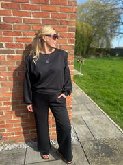 Black Leisure Set Sloane