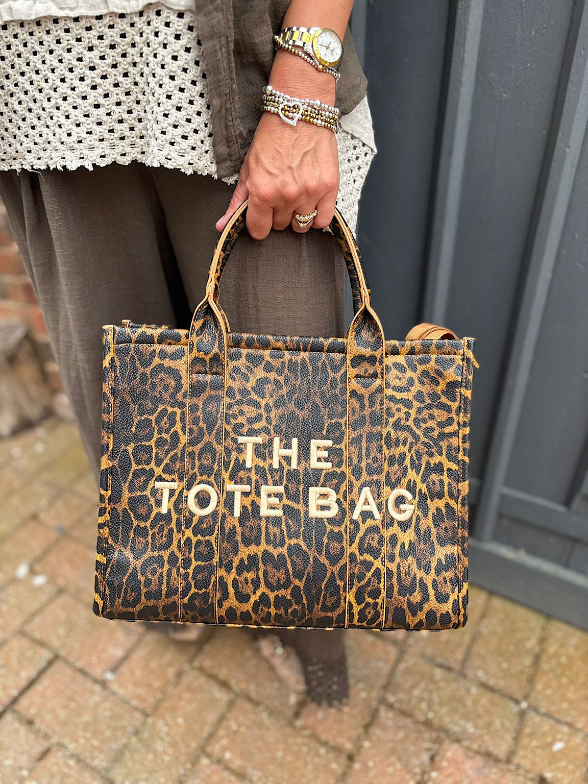 Medium Cheetah Marc Jacobs Leopard Tote Bag Marc Jacobs The