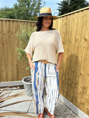Stone Cotton Reverse Seam Knit Jo