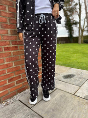 Black Polka Dot Tracksuit Darla