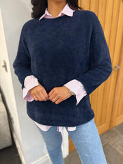 Navy Super Soft Knit Aurora