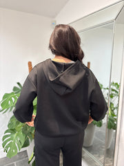 Black Zip Up Hoodie Alice