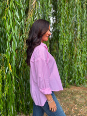 Pink Pinstripe Shirt Becca