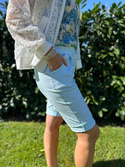 Blue Relaxed Summer Shorts