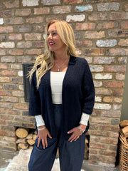 Navy Edge Top Edge Cardi Lynn