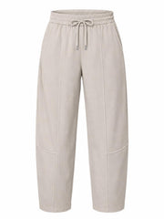 Mocha Barrel Leg Jogger