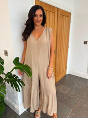 Stone Wide Leg Jumpsuit Kaylee
