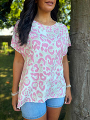 Pink Leopard Tee Reese
