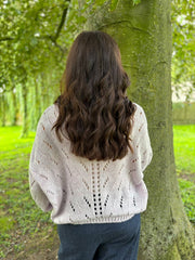 Lilac Chunky Knit Cardi Gail