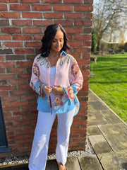 Pink Nucleus Printed Shirt Lucia
