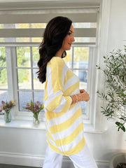 Butter Yellow Stripe Knit Karina