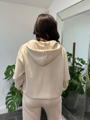 Stone Zip Up Hoodie Alice