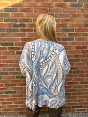 Denim Soft Touch Aboriginal Knit Ava