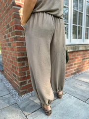 Mocha Cuffed Ashley Trousers