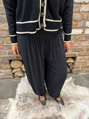 Black Hareem Trousers Libby