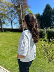 Light Blue Stripe Top Katie