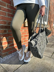 Khaki Gym Leggings
