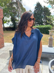 Navy Top Delphine