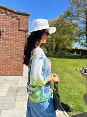 Green Country Garden Knit Top Dawn