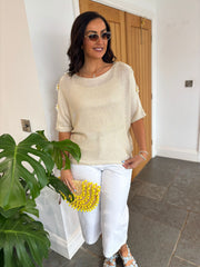 Stone Daisy Cold Shoulder Knit Alison