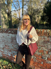 Stone Knitted Wrap Jumper Nell