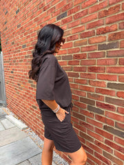 Chocolate Shorts Leisure Set Amber