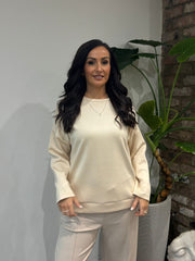 Stone Diamante Sweat Top Nina