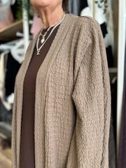 Dark Mocha Textured Corrina Jacket