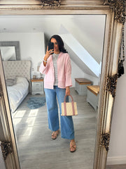 Pink Bubble Cotton Hooded Jacket Hayley