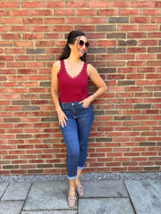 Denim Diamante Straight Leg Jeans