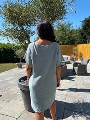 Sage Fine Knit Dress Orla
